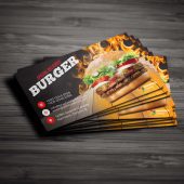 Fast-Food&Restaurant Owner Free Business Card Model