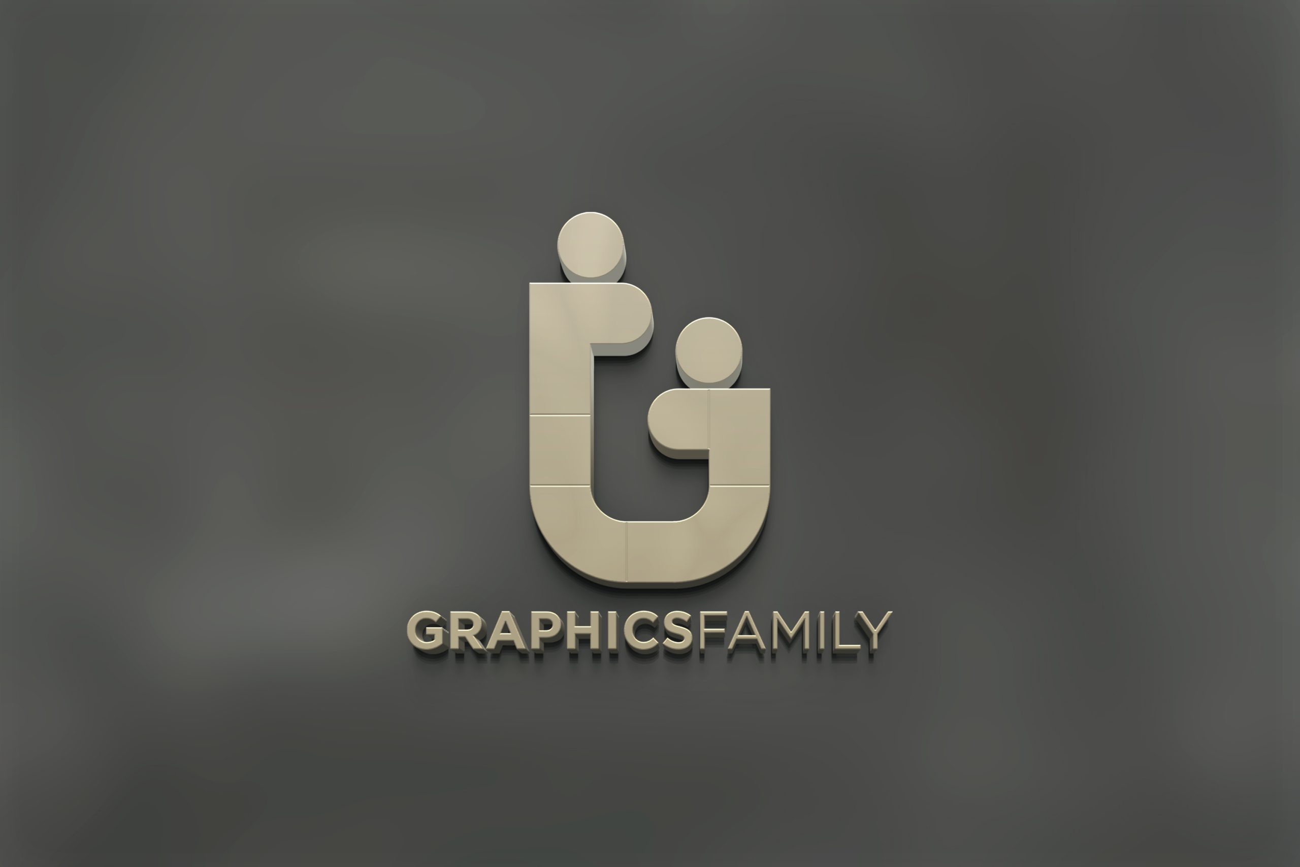 Elegant and Classic 3D Logo Mockup