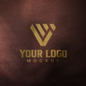 Foil Press Logo Mockup