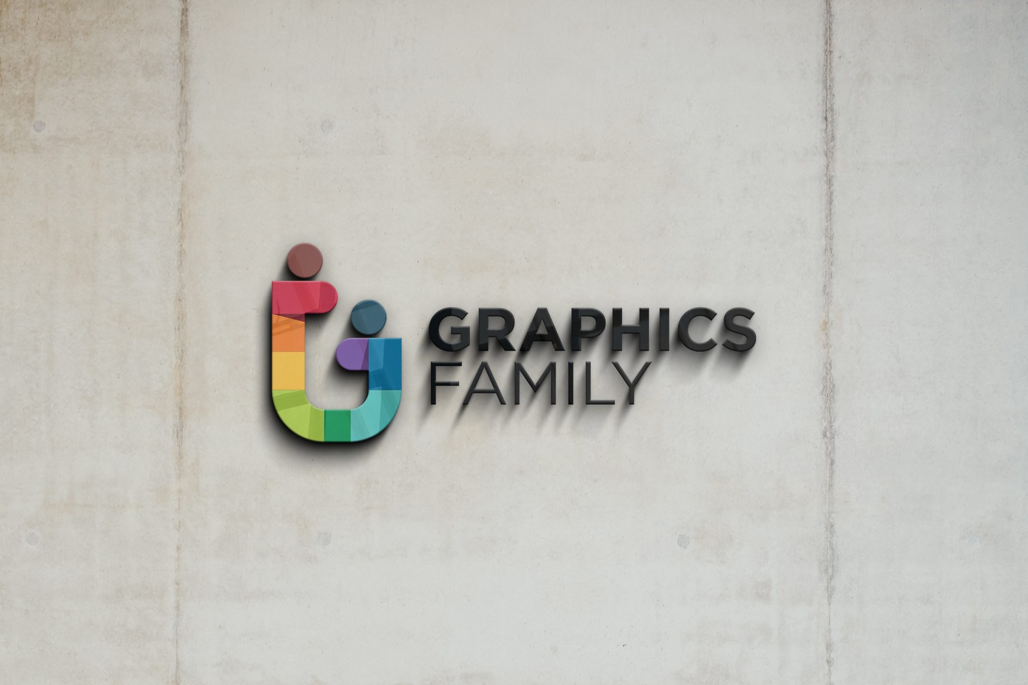 Glossy Glass Logo Sign Mockup – GraphicsFamily