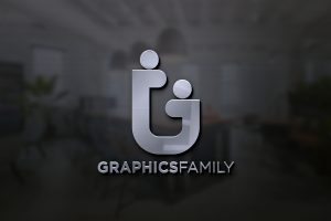 3D Steel Logo Mockup – GraphicsFamily