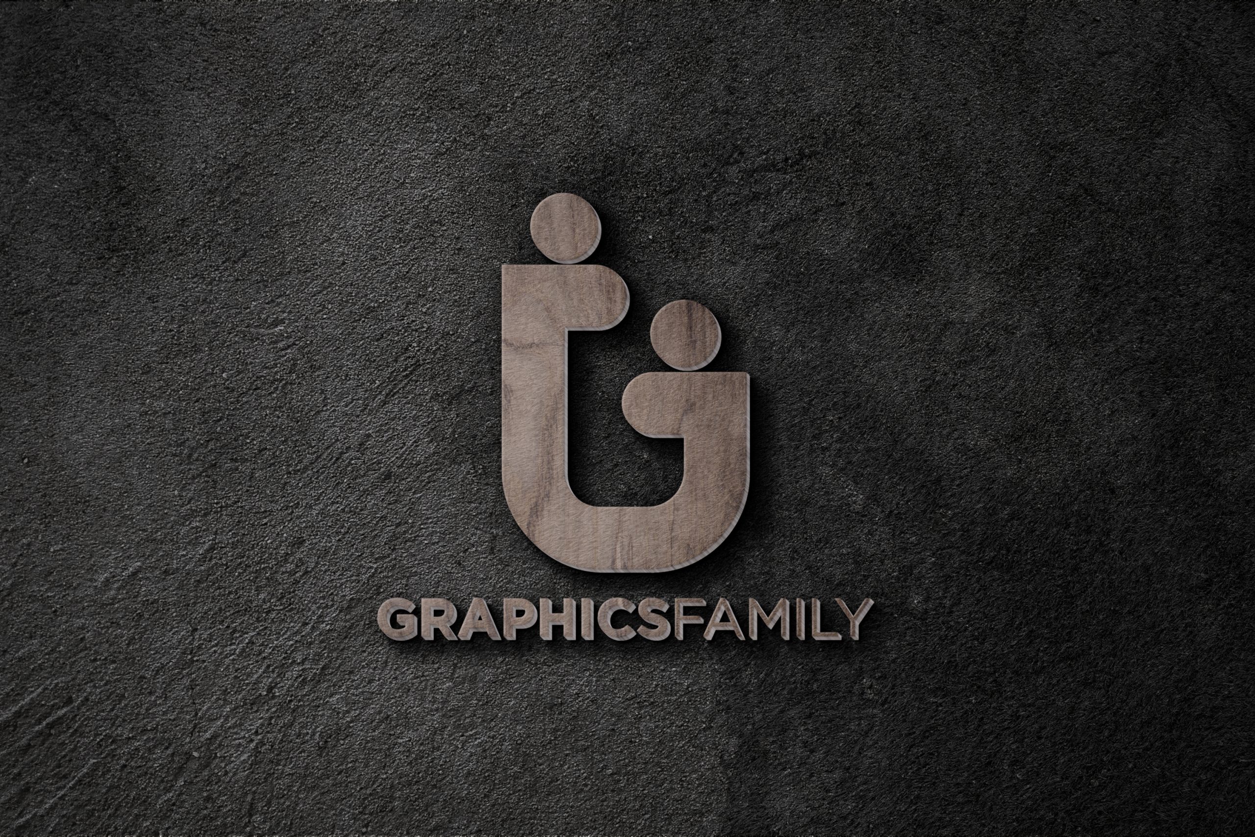 Wooden 3D Mockup for Logo