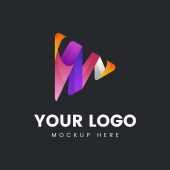 Simple 3D Logo Mockup