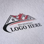 Paper Pressed Logo Mockup