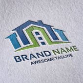Paper Pressed Logo Mockup