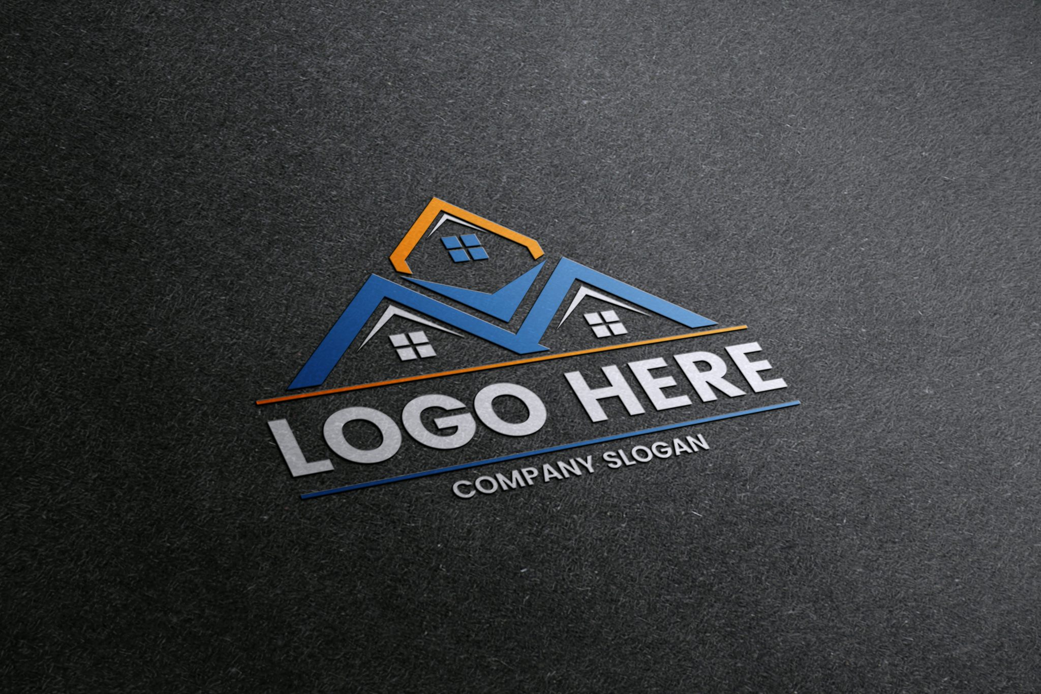 Logo mockup on a black fabric – GraphicsFamily