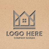 Free Brown Texture Debossed Logo Mockup