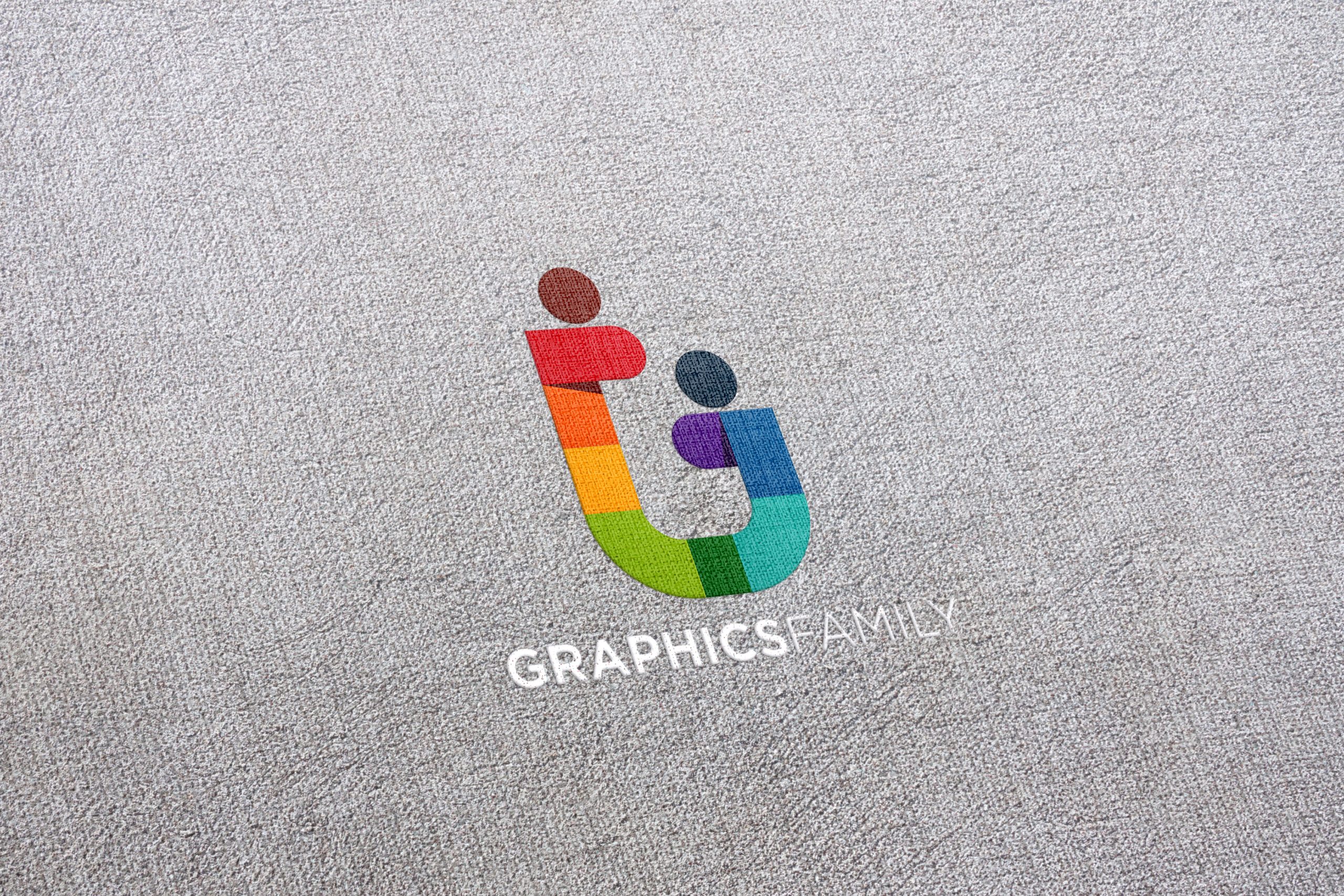 PSD white fabric mockup logo realistic by GraphicsFamily