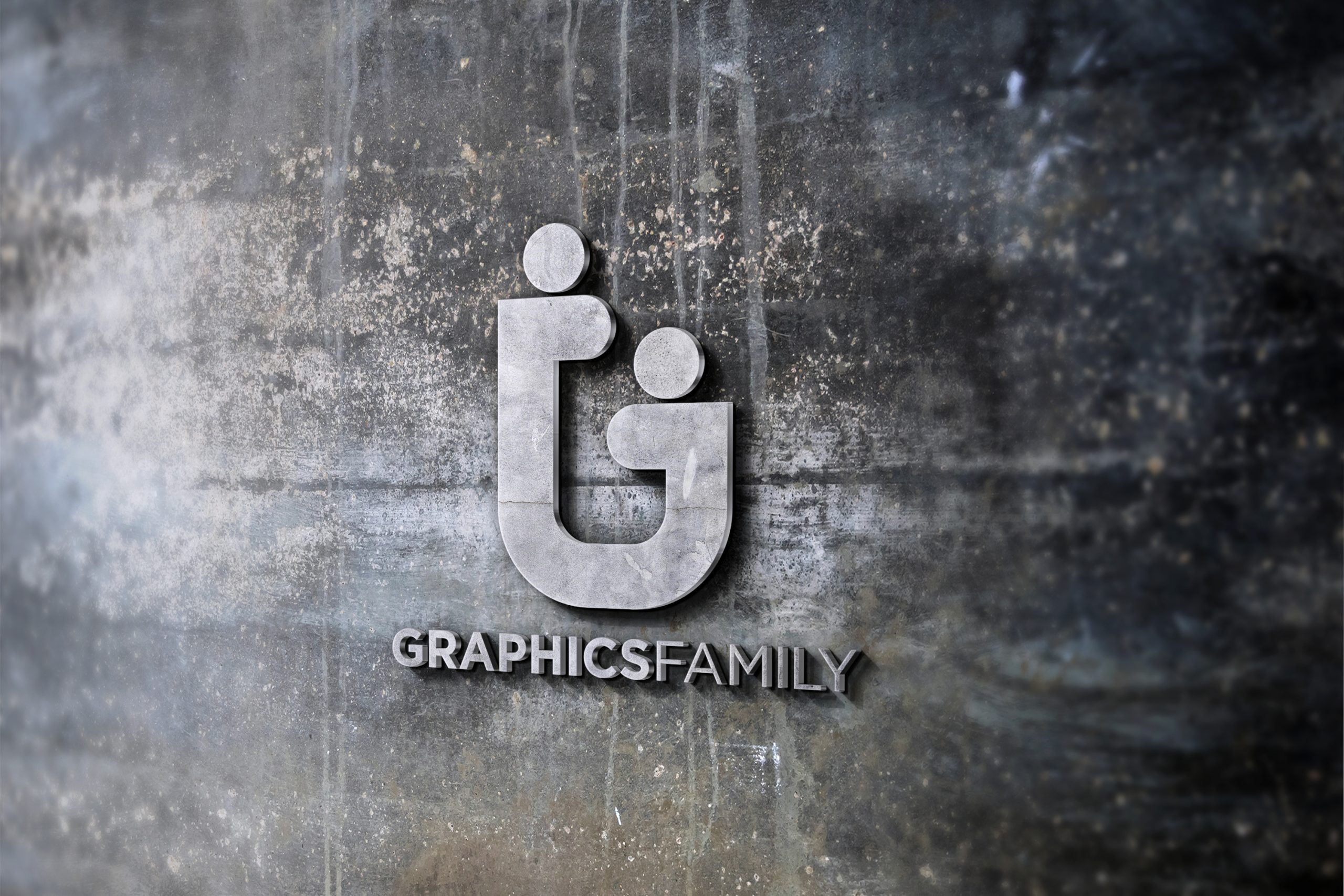 Photorealistic 3D logo and sign mockup by GraphicsFamily