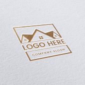 Free Natural White Paper Logo Mockup