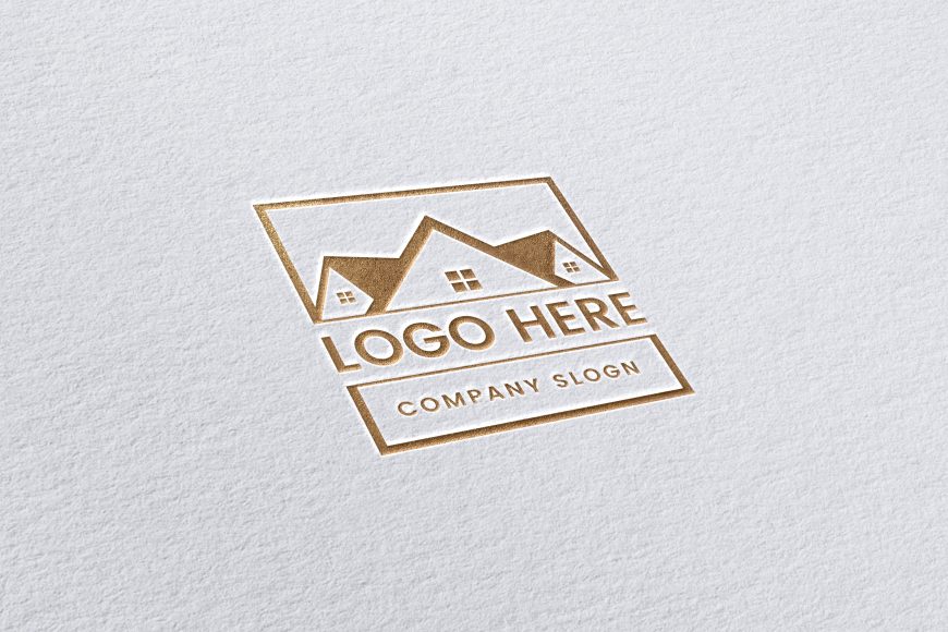 Free Natural White Paper Logo Mockup