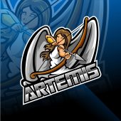 Artemis Gaming Logo Template, Mascot, Esport