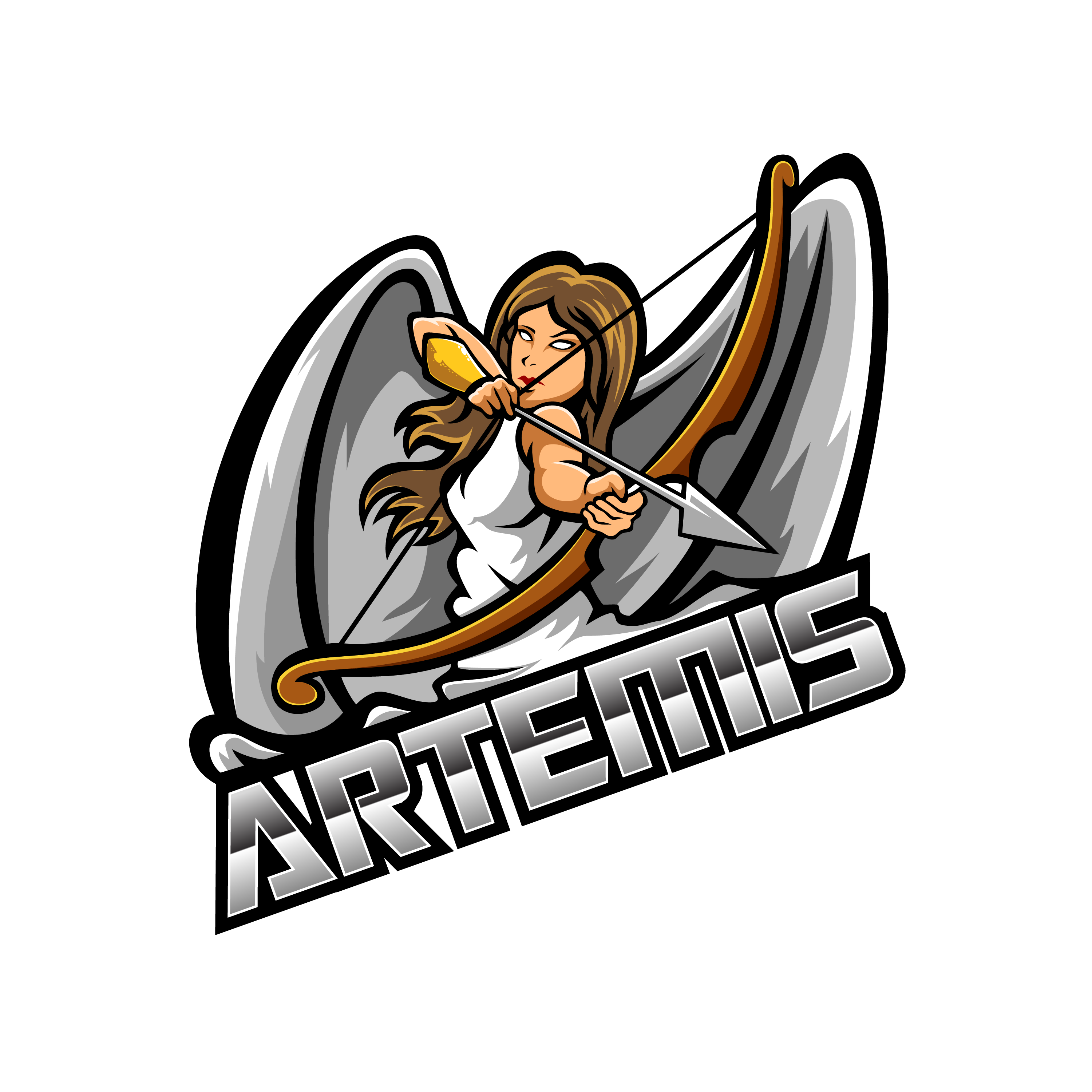 Artemis Gaming Logo Template, Mascot, Esport