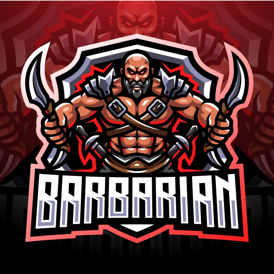 Barbarian Gaming Logo Template