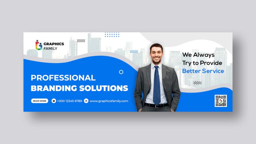 Blue and White Professional Web Banner Design