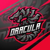 Dracula Gaming Logo Template