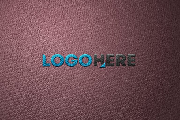 Embroidery Logo Mockup GraphicsFamily