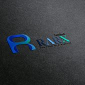 Blue and Green Letter R Logo Design Template