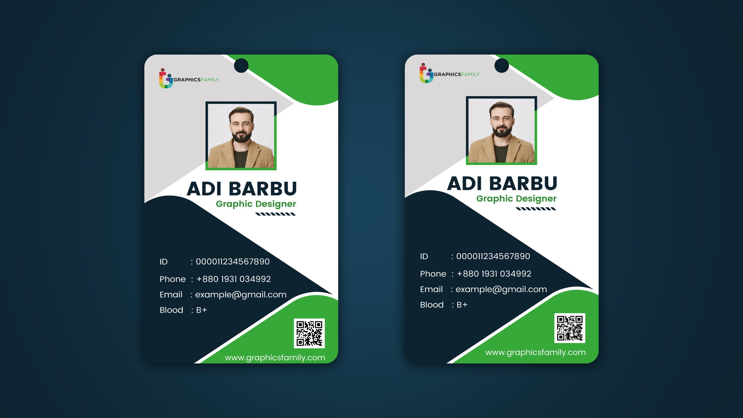 Free Download Conference Id-Card Design Template