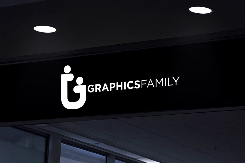 Night Signage Logo Mockup – GraphicsFamily