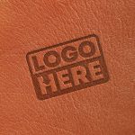 Leather Brand Stamp Logo Mockup