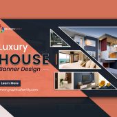 Luxury House Advertising Website Template Design