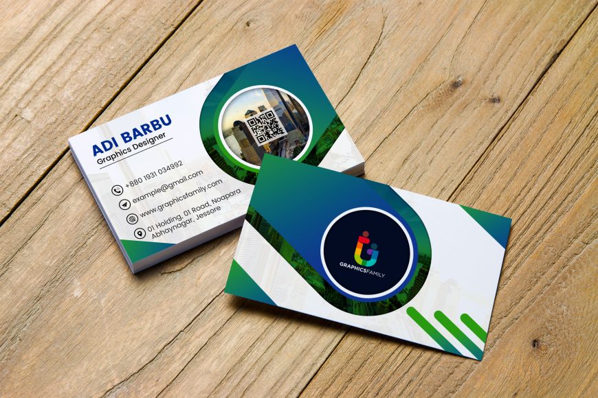 Modern Business Card Design Idea – GraphicsFamily