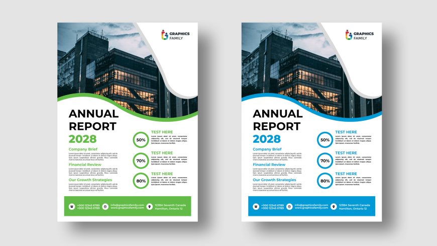 Free Annual Report Design Template