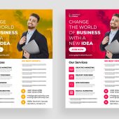 Business Idea Brochure template PSD Template