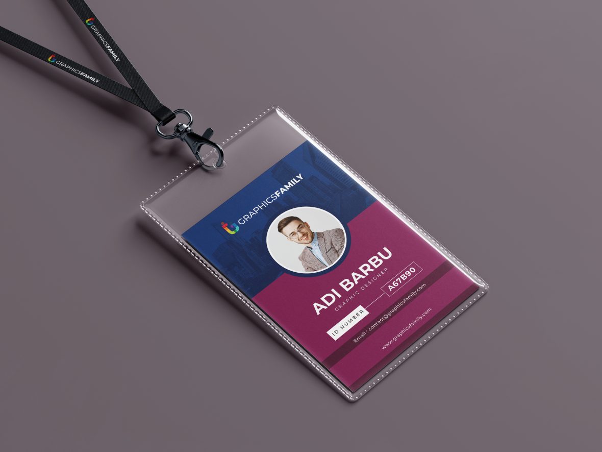 Corporate Id Card Design Template Front Side