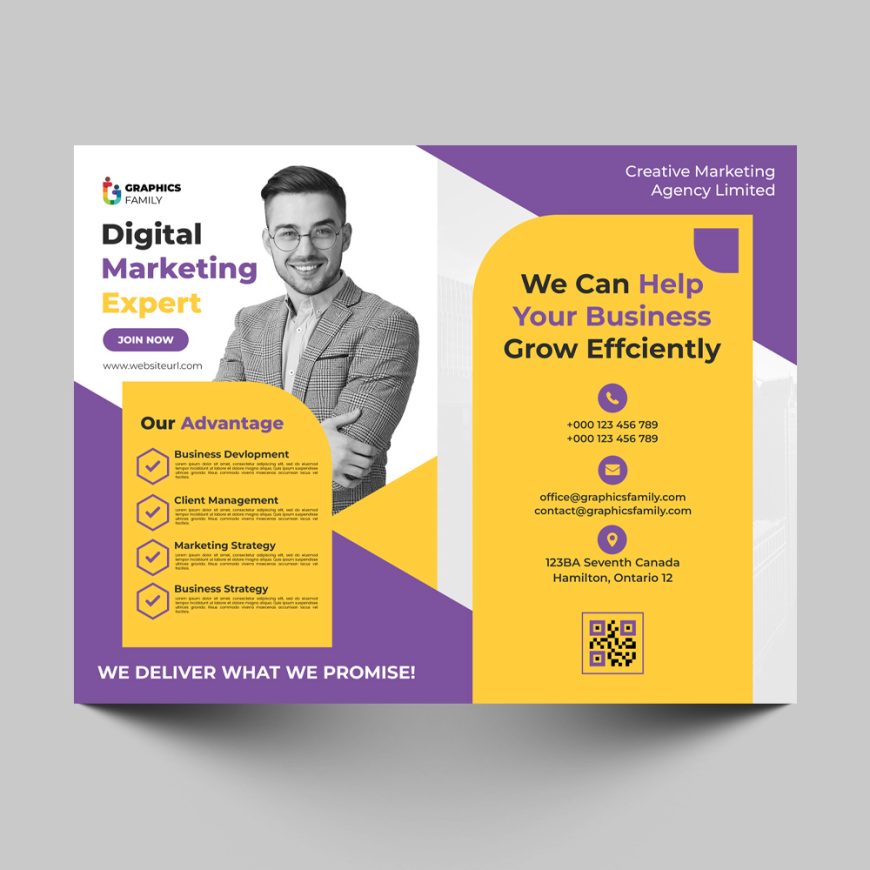 Digital Marketing Brochure Template Download