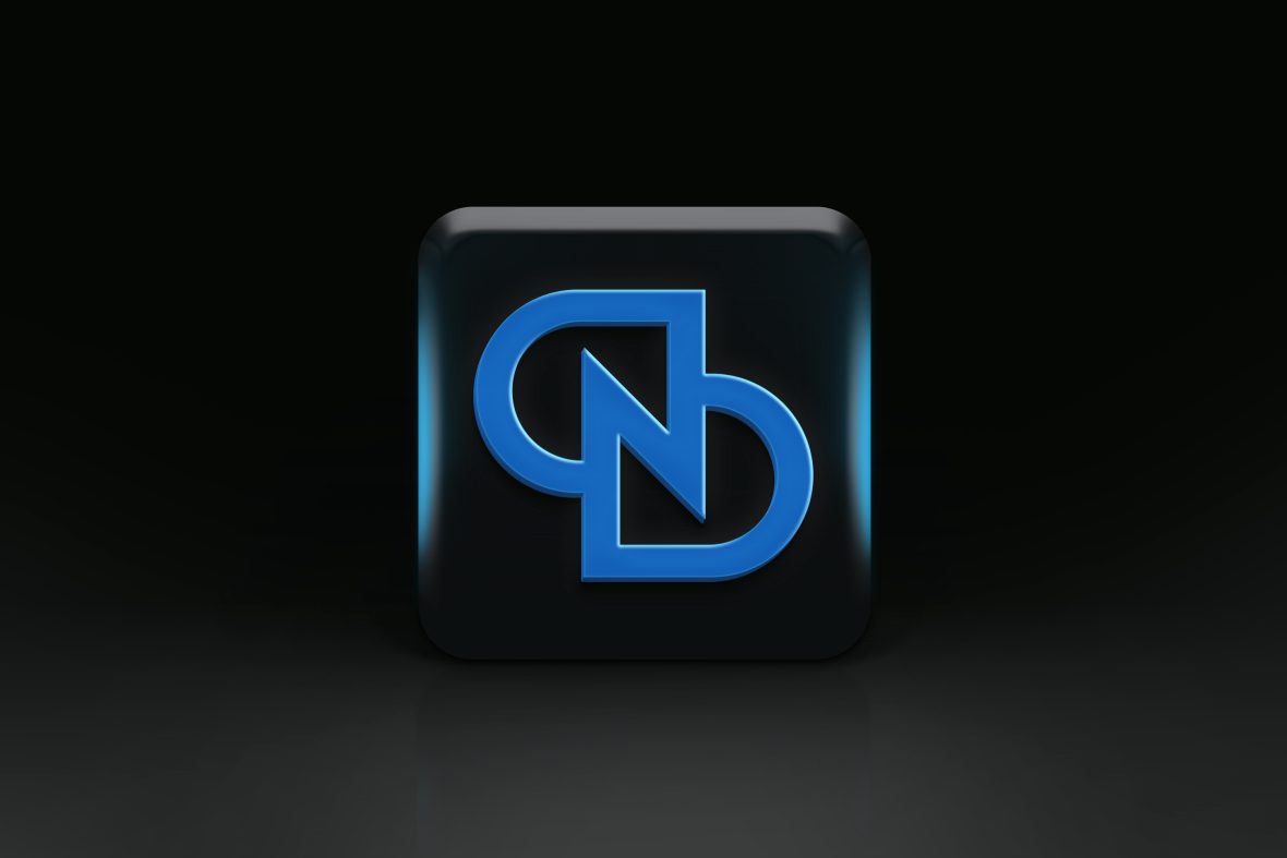 Dark Blue Logo Mockup