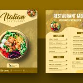 Free Restaurant Menu Design