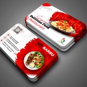 Free Restaurant Promotion Business Card Design