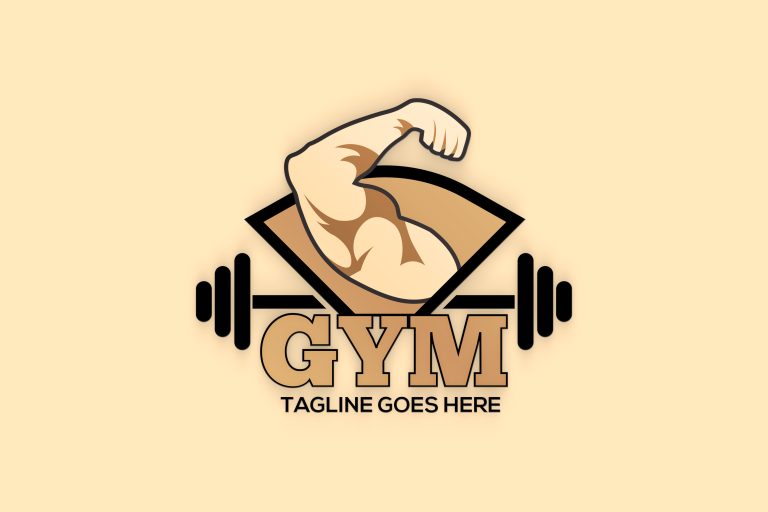 King bodybuilding and gym logo vector image GraphicsFamily