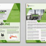 Brochure design template vector image