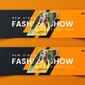 Fashion Show YouTube Channel Art Design