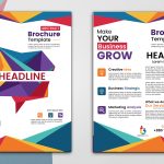 Free Abstract Brochure Template Front and Back