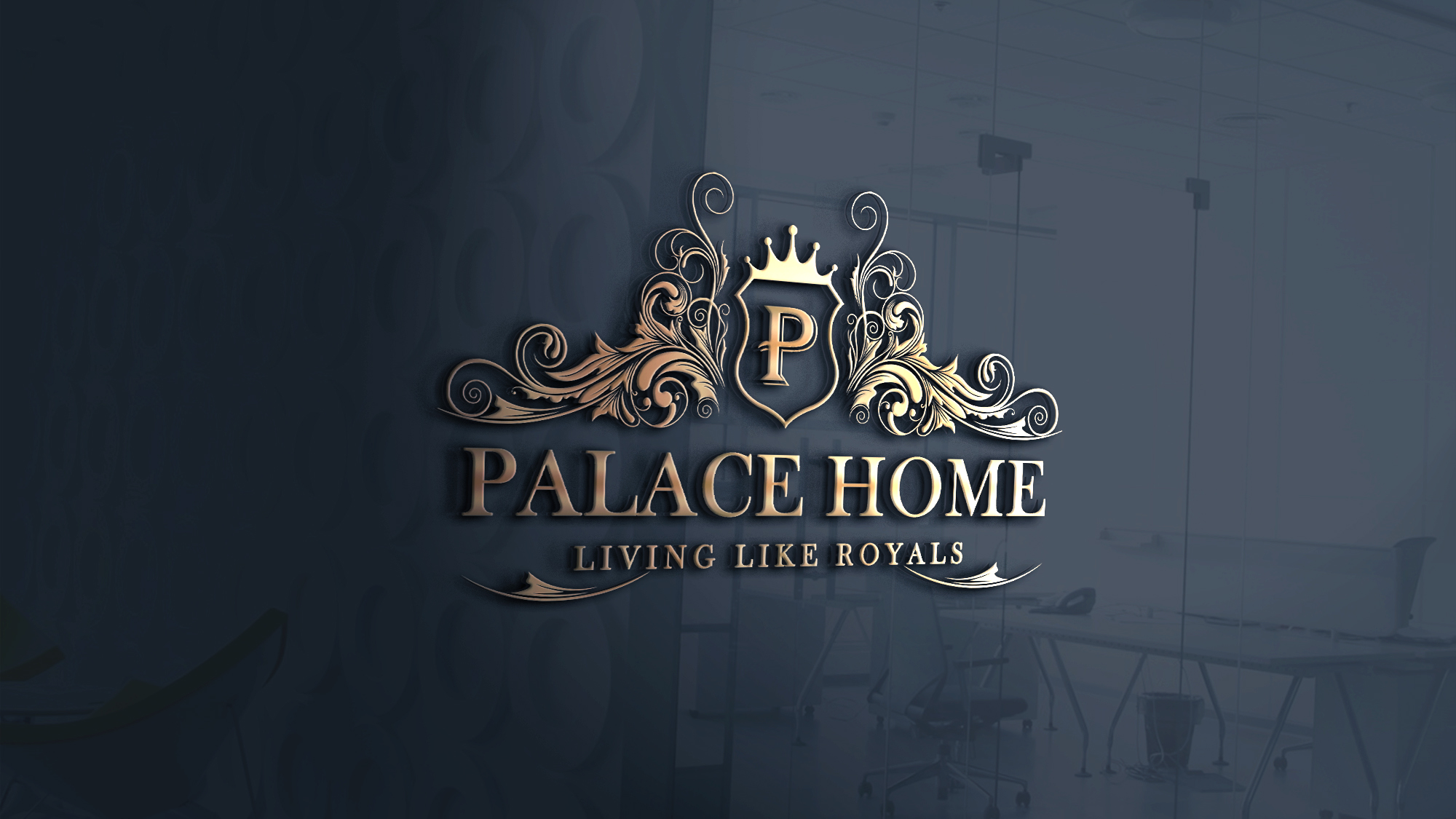 Letter P Palace Luxury Logo Design