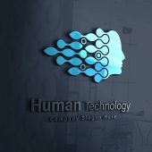 Free Human Technology Logo Design Template