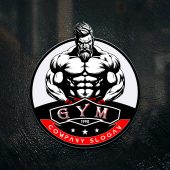 King Bodybuilding and Gym Logo Vector Image