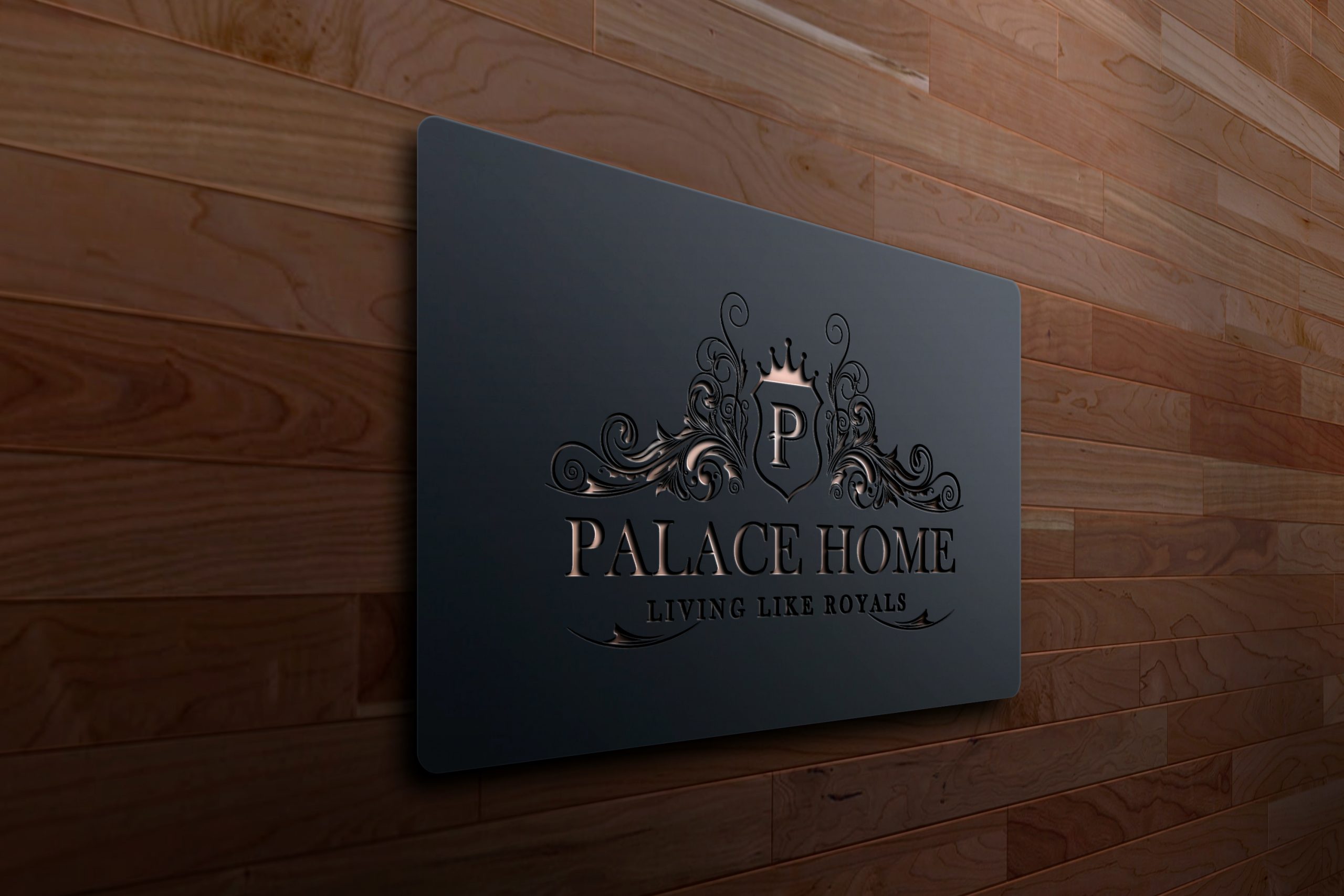 Letter P Palace Luxury Logo Design