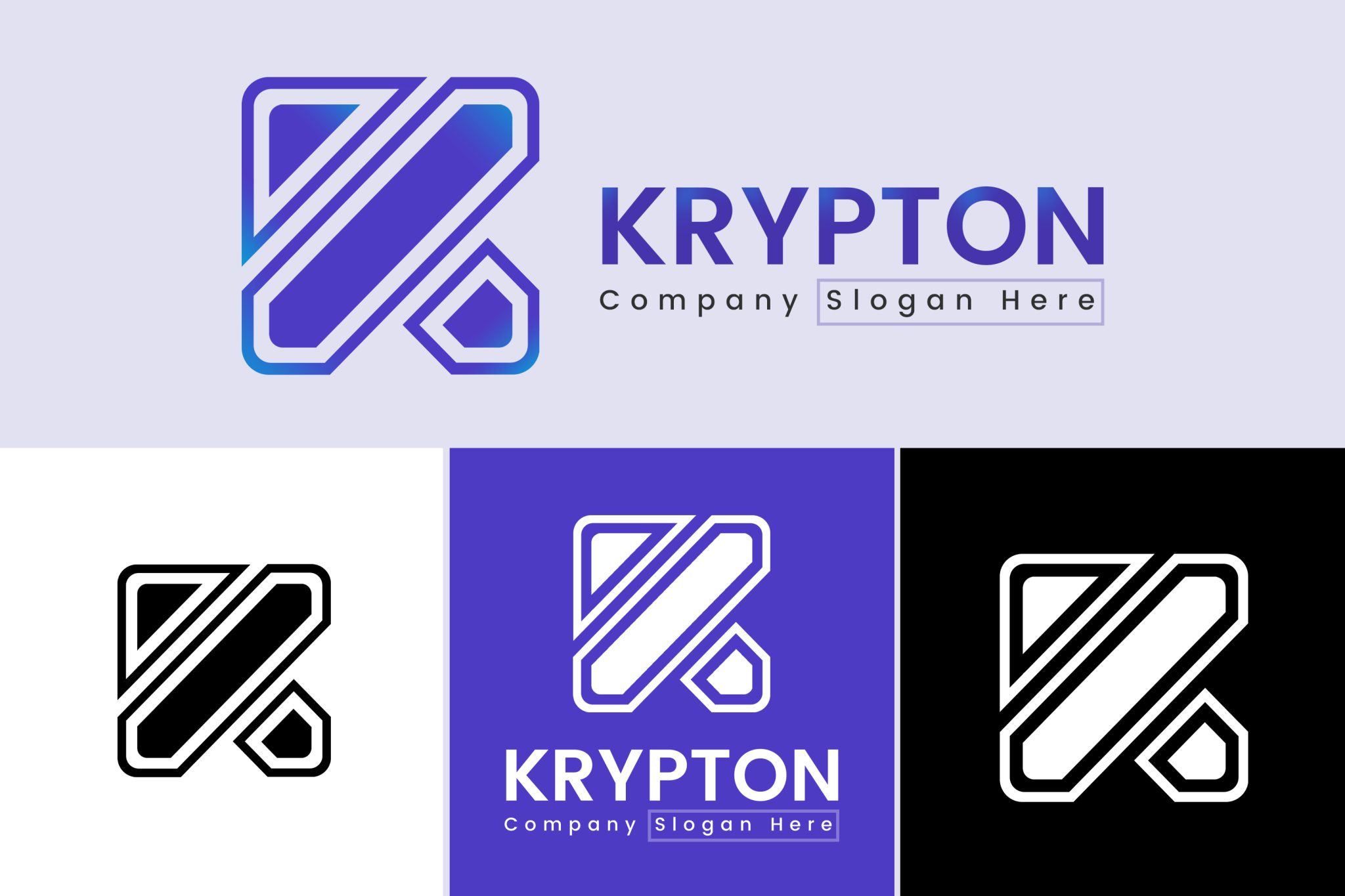 Letter k logo icon design template elements vector image – GraphicsFamily