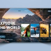 Tourist Spot Website Banner Template