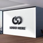 Free Modern Office Logo Mockup