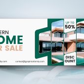 Real Estate Facebook Cover Banner Template