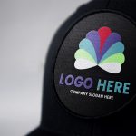 Black Cap Logo Mockup