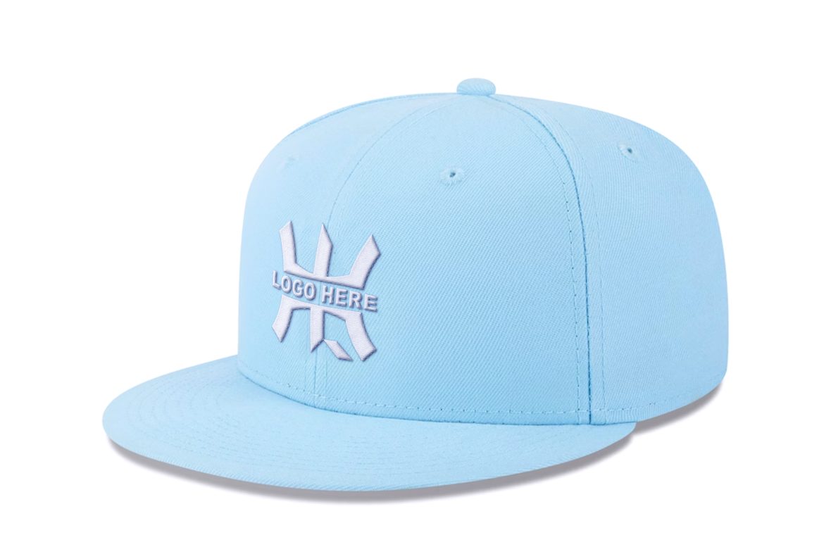 Blue Cap Logo Mockup