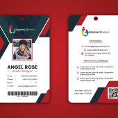 Business Identification Card Design Template