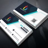 Business card template vector image